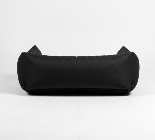 Black Bolster Dog Bed