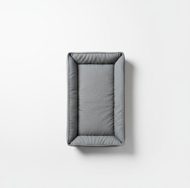 Gray Dog Bed