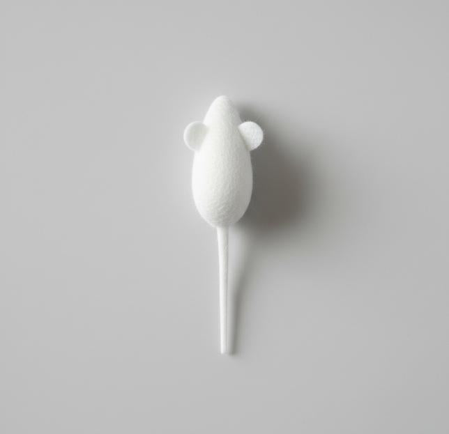 White Mouse Cat Toy