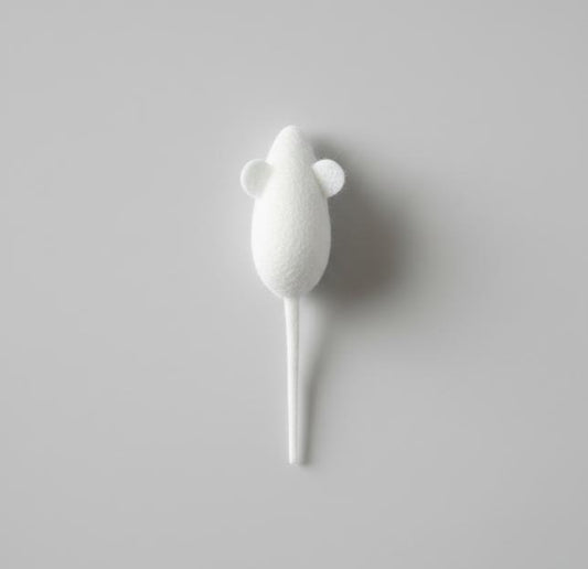 White Mouse Cat Toy